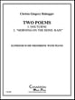 TWO POEMS FOR LOW BRASS TROMBONE/EUPHONIUM SOLO P.O.D. cover